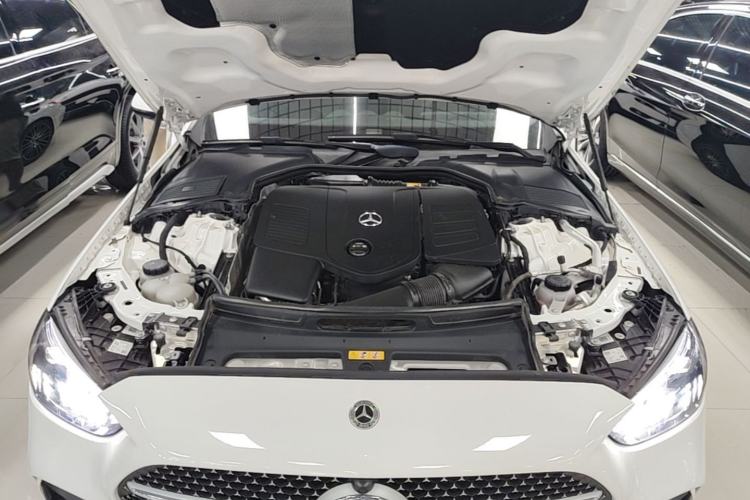 Used Mercedes-Benz C-Class 2023 Second Facelift C 260 L Sport Edition Engine Bay