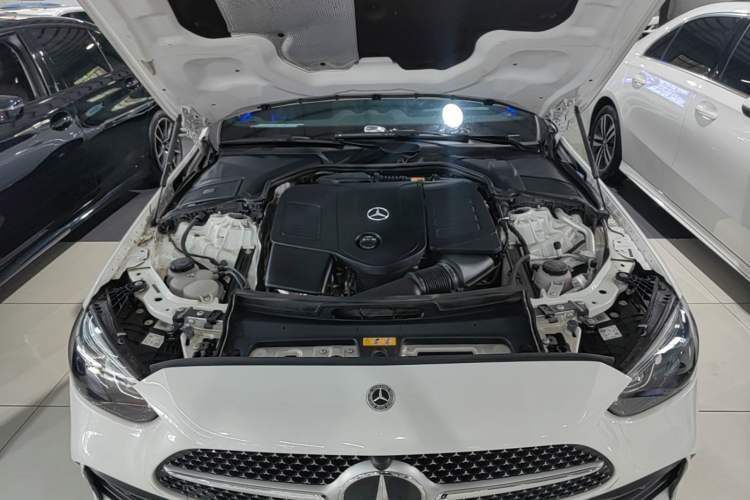 Used Mercedes-Benz C-Class 2023 Second Facelift C 260 L Sport Edition Engine Bay