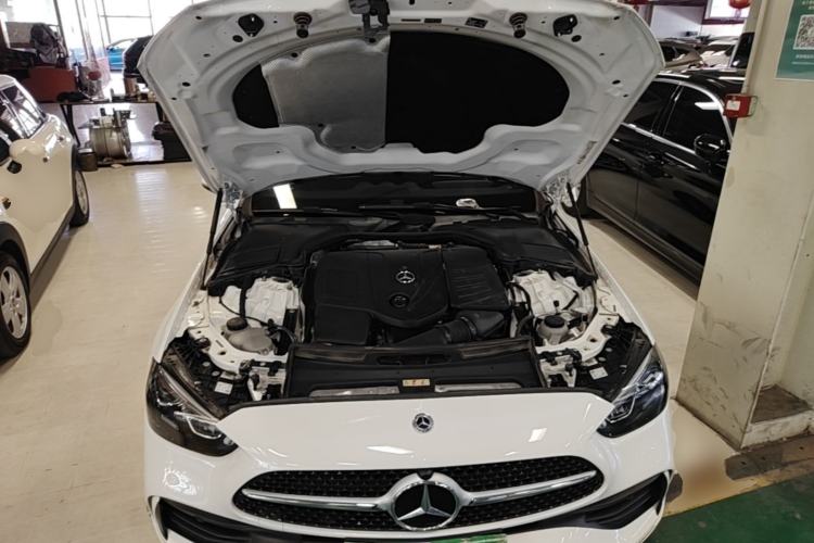 Used Mercedes-Benz C-Class 2023 Second Facelift C 260 L Sport Edition Engine Bay