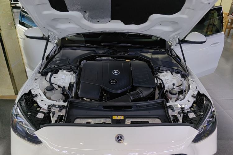 Used Mercedes-Benz C-Class 2023 Second Facelift C 260 L Sport Edition Engine Bay