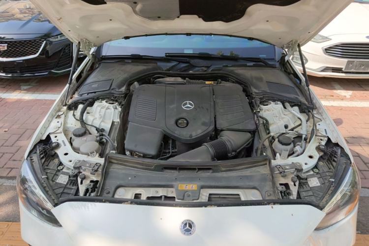 Used Mercedes-Benz C-Class 2023 Second Facelift C 260 L Sport Edition Engine Bay