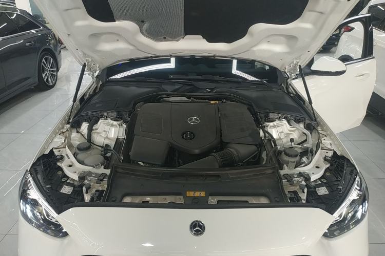 Used Mercedes-Benz C-Class 2023 Second Facelift C 260 L Sport Edition Engine Bay