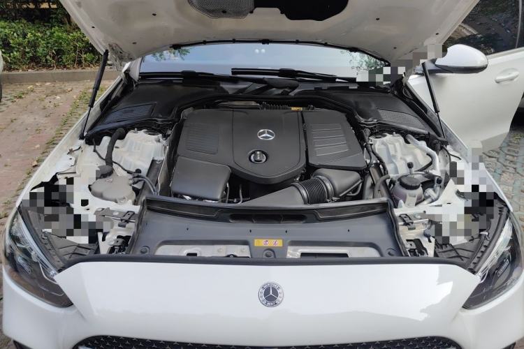 Used Mercedes-Benz C-Class 2023 Second Facelift C 260 L Sport Edition Engine Bay