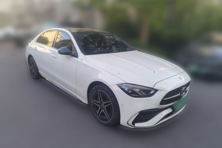 Used Mercedes-Benz C-Class 2023 C 260 L Bright Night Sports Edition Front Right 45 Deg
