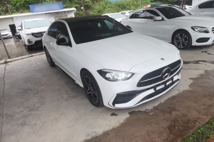 Used Mercedes-Benz C-Class 2023 C 260 L Bright Night Sports Edition Front Right 45 Deg