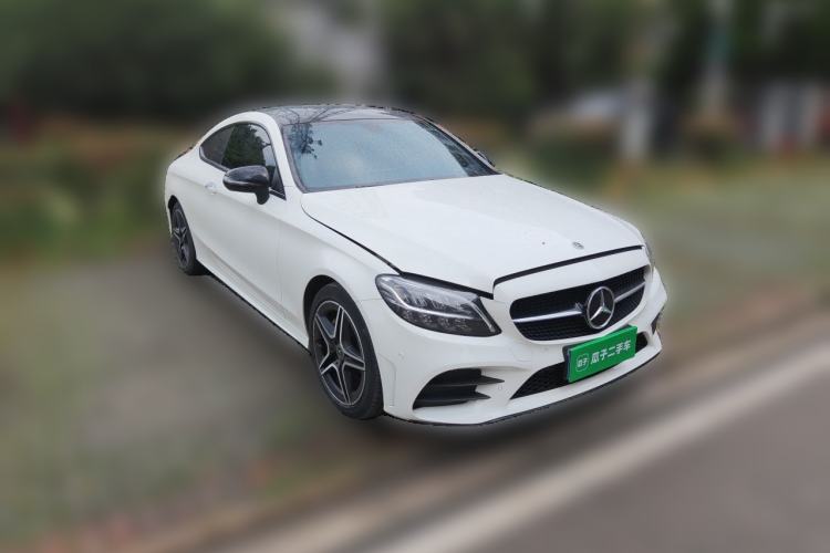 Used Mercedes-Benz C-Class 2023 C 260 Coupe Front Right 45 Deg