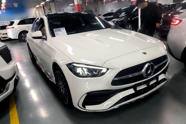 Used Mercedes-Benz C-Class 2023 Second Facelift C 260 L Sport Edition Front Right 45 Deg