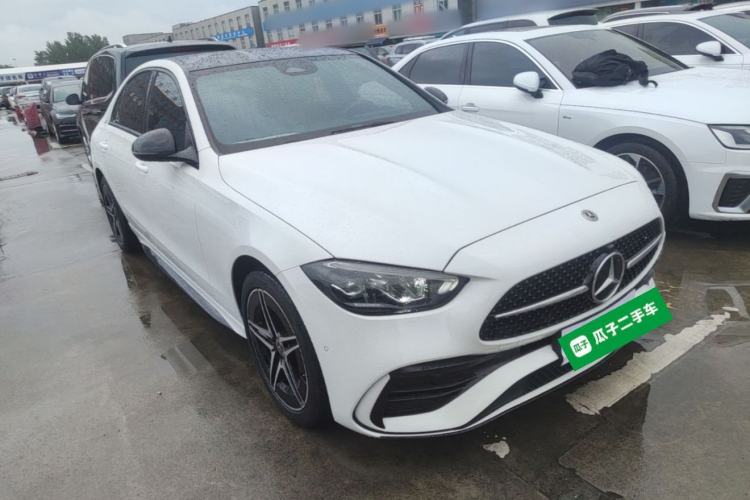 Used Mercedes-Benz C-Class 2023 C 260 L Bright Night Sports Edition Front Right 45 Deg