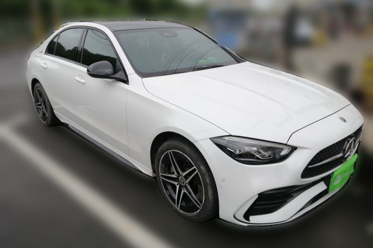 Used Mercedes-Benz C-Class 2023 Restyled C 260 L Night Edition Sports Version Front Right 45 Deg