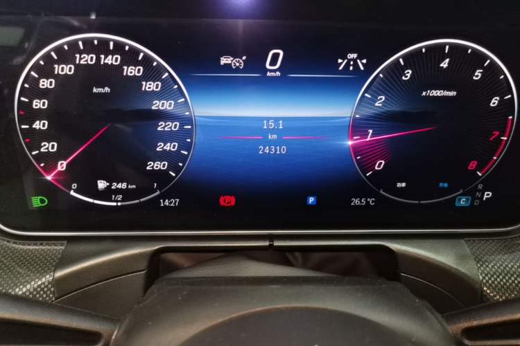 Used Mercedes-Benz C-Class 2023 Second Facelift C 260 L Starry Night Sports Edition Instrument Cluster