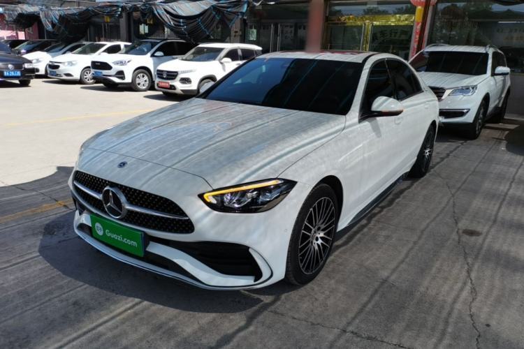 Used Mercedes-Benz C-Class 2023 C 200 L Sport Edition Guazi used car, China used car export, Used car for sale, Used Mercedes-Benz cars, Cheapest cars for sale
