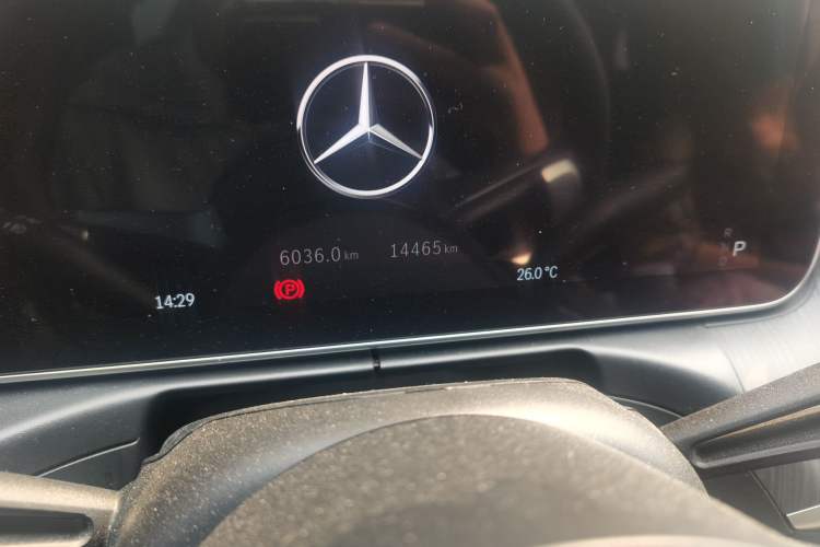 Used Mercedes-Benz C-Class 2023 C 260 L Sport Edition Odometer Close Up