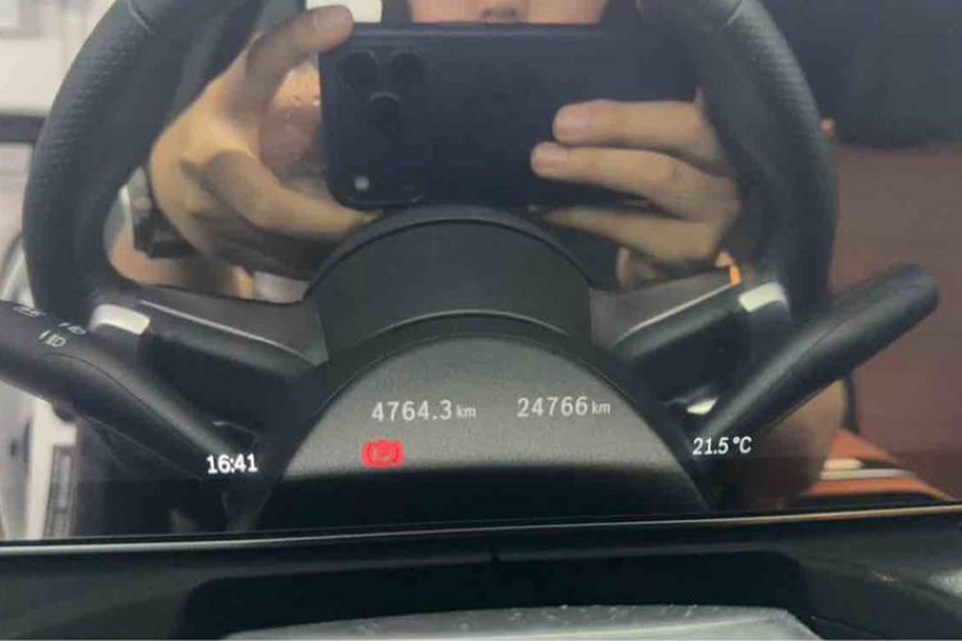 Used Mercedes-Benz C-Class 2023 C 260 L Bright Night Sports Edition Odometer Close Up