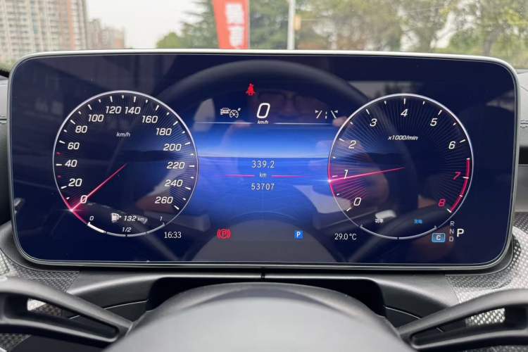 Used Mercedes-Benz C-Class 2023 Restyled C 260 L Sport Edition Odometer Close Up