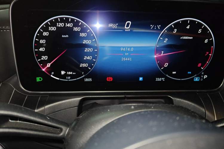 Used Mercedes-Benz C-Class 2023 Restyled C 260 L Sport Edition Odometer Close Up