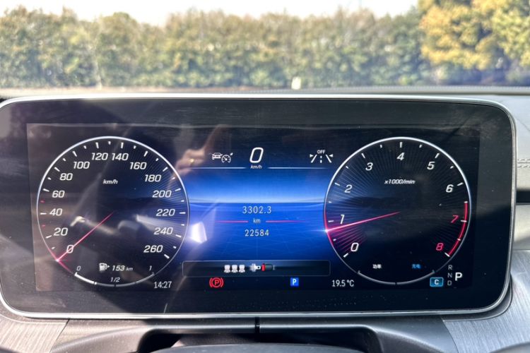 Used Mercedes-Benz C-Class 2023 Second Facelift C 260 L Sport Edition Odometer Close Up