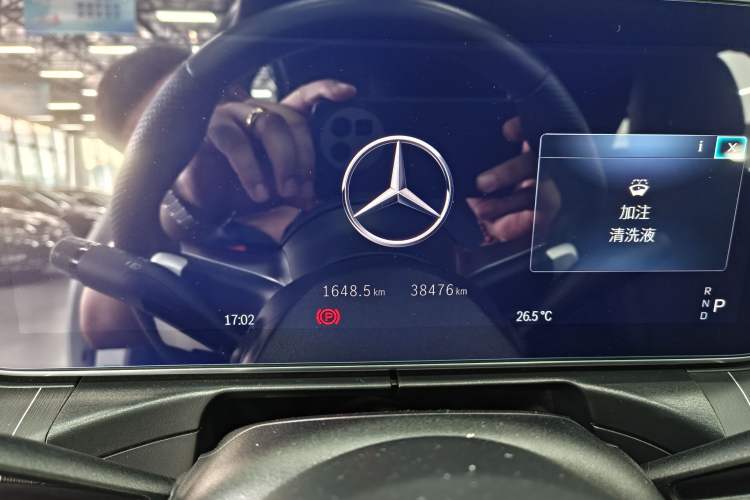 Used Mercedes-Benz C-Class 2023 C 200 L Sport Edition Odometer Close Up