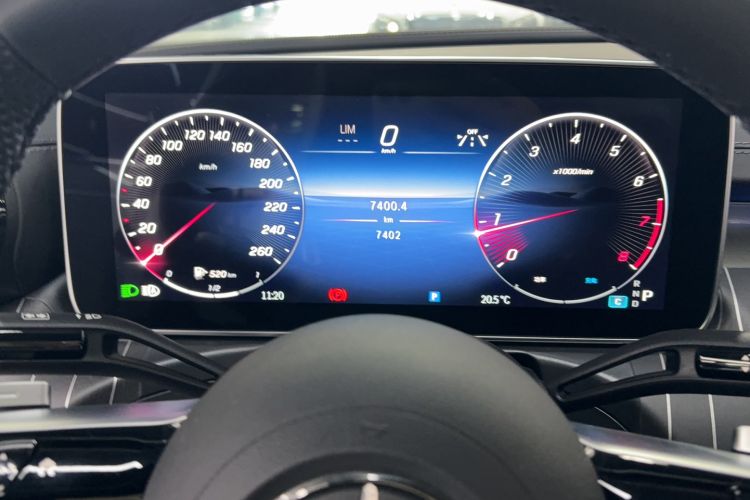 Used Mercedes-Benz C-Class 2023 Second Facelift C 260 L Sport Edition Odometer Close Up