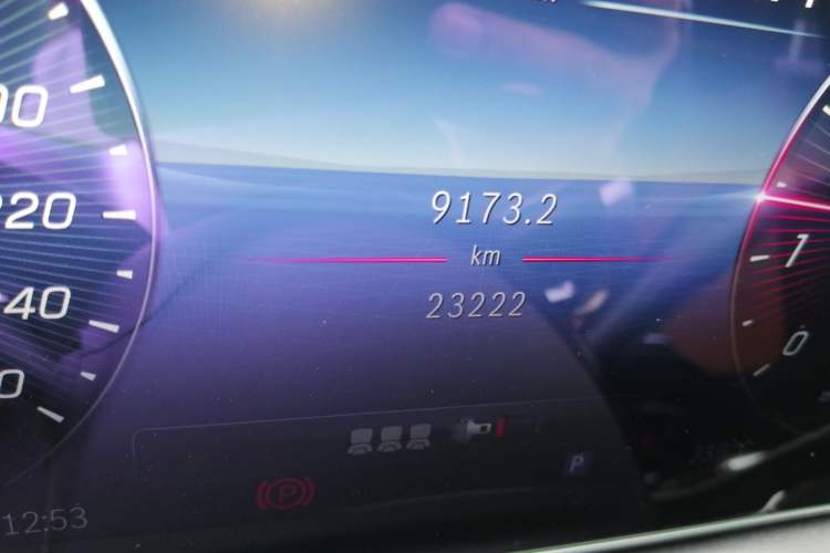 Used Mercedes-Benz C-Class 2023 Restyled C 260 L Night Edition Sports Version Odometer Close Up