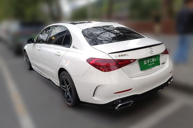 Used Mercedes-Benz C-Class 2023 C 260 L Bright Night Sports Edition Rear Left 45 Deg