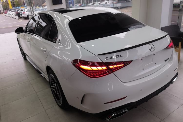 Used Mercedes-Benz C-Class 2023 Restyled C 260 L Night Edition Sports Version Rear Left 45 Deg