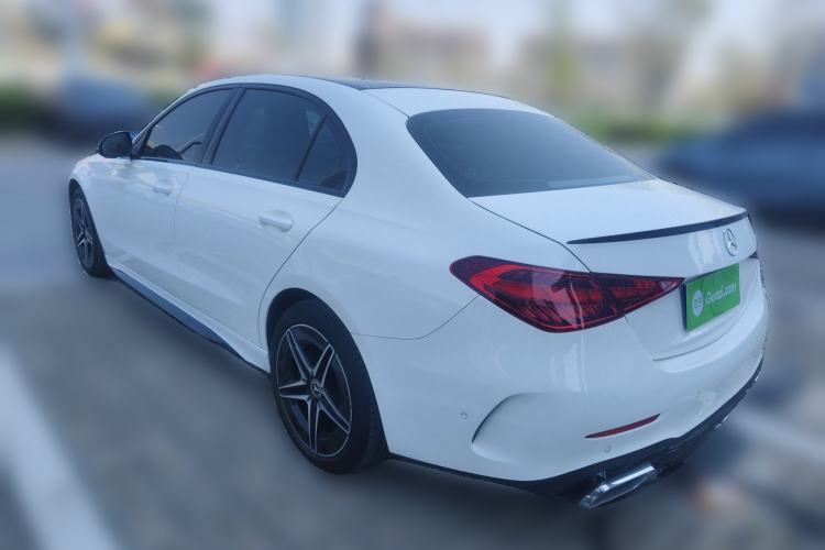 Used Mercedes-Benz C-Class 2023 Restyled C 260 L Night Edition Sports Version Rear Left 45 Deg