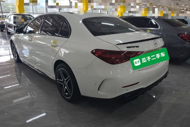 Used Mercedes-Benz C-Class 2023 Restyled C 260 L Night Edition Sports Version Rear Left 45 Deg