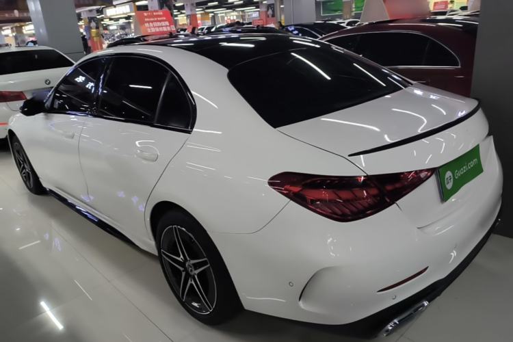Used Mercedes-Benz C-Class 2023 Restyled C 260 L Night Edition Sports Version Rear Left 45 Deg