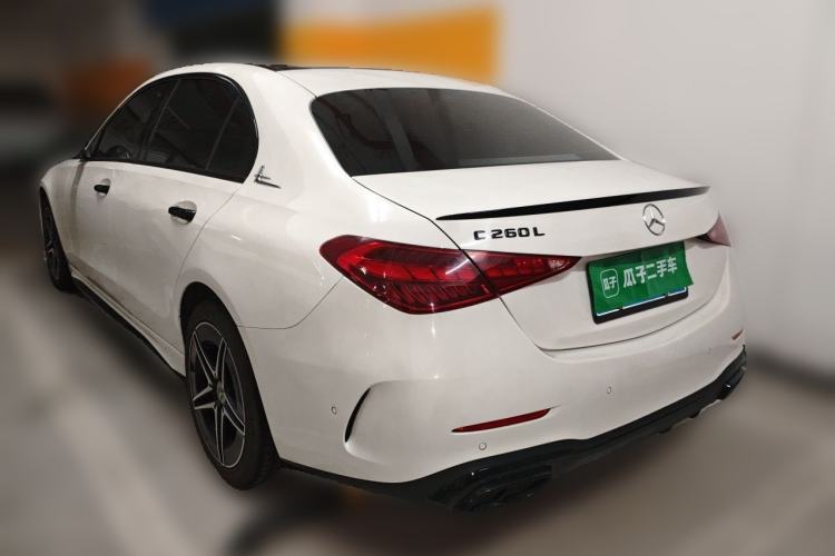 Used Mercedes-Benz C-Class 2023 Restyled C 260 L Night Edition Sports Version Rear Left 45 Deg