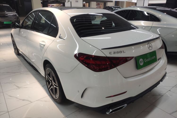 Used Mercedes-Benz C-Class 2023 C 260 L Bright Night Sports Edition Rear Left 45 Deg
