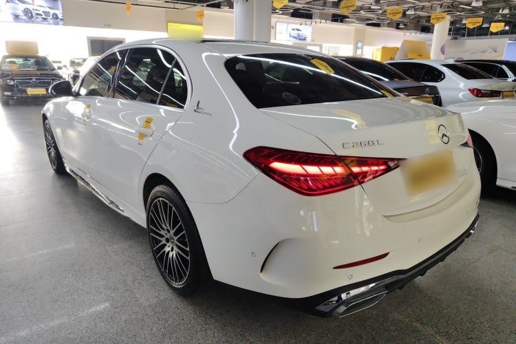 Used Mercedes-Benz C-Class 2023 Restyled C 260 L Sport Edition Rear Left 45 Deg