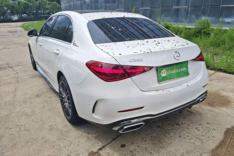 Used Mercedes-Benz C-Class 2023 Second Facelift C 260 L Sport Edition Rear Left 45 Deg