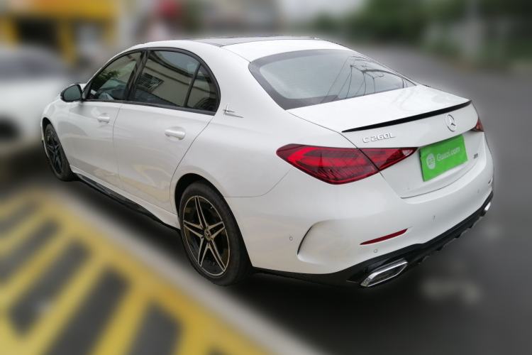 Used Mercedes-Benz C-Class 2023 Restyled C 260 L Night Edition Sports Version Rear Left 45 Deg