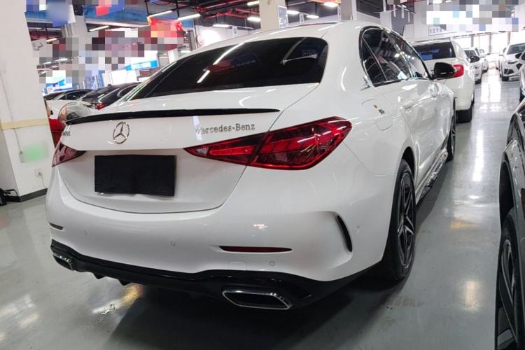 Used Mercedes-Benz C-Class 2023 Restyled C 260 L Night Edition Sports Version Rear Right 45 Deg