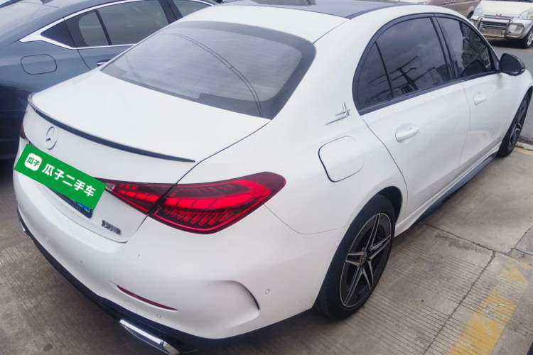 Used Mercedes-Benz C-Class 2023 Restyled C 260 L Night Edition Sports Version Rear Right 45 Deg