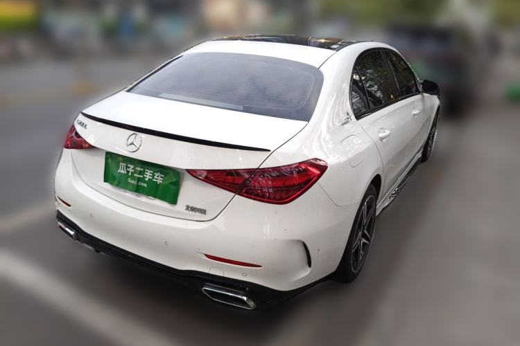Used Mercedes-Benz C-Class 2023 C 260 L Bright Night Sports Edition Rear Right 45 Deg