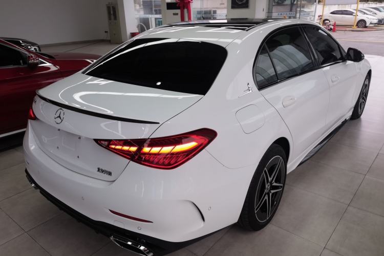 Used Mercedes-Benz C-Class 2023 Restyled C 260 L Night Edition Sports Version Rear Right 45 Deg