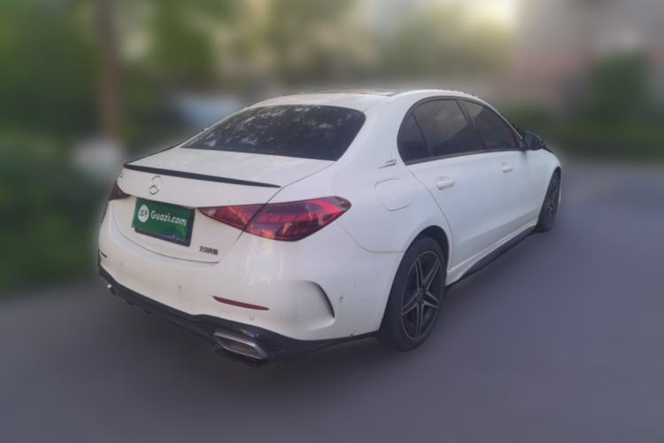 Used Mercedes-Benz C-Class 2023 C 260 L Bright Night Sports Edition Rear Right 45 Deg