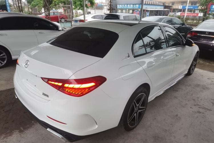 Used Mercedes-Benz C-Class 2023 C 260 L Bright Night Sports Edition Rear Right 45 Deg