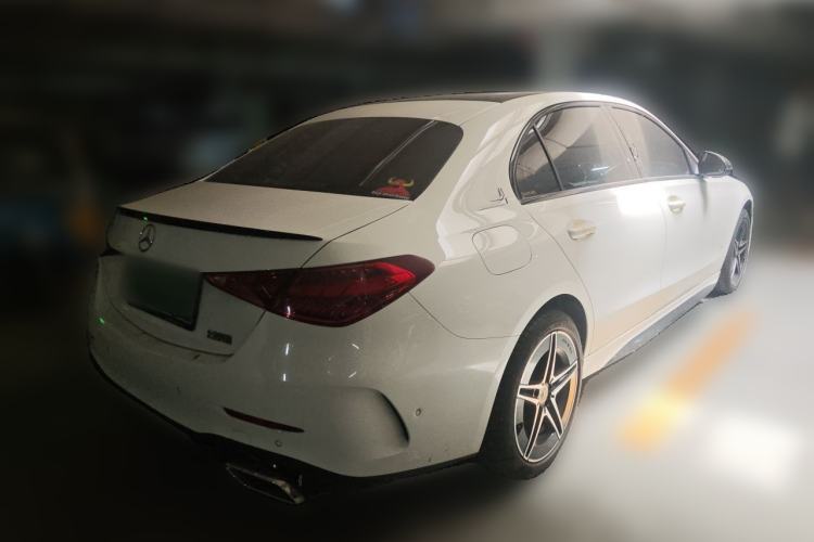 Used Mercedes-Benz C-Class 2023 Restyled C 260 L Night Edition Sports Version Rear Right 45 Deg