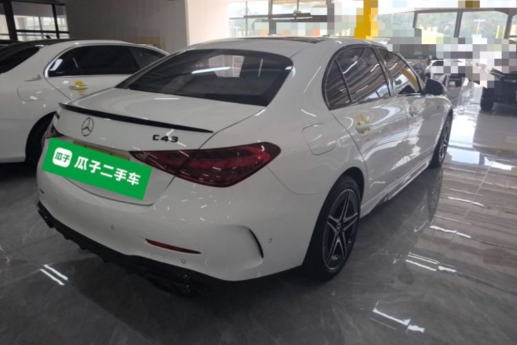 Used Mercedes-Benz C-Class 2023 Restyled C 260 L Night Edition Sports Version Rear Right 45 Deg