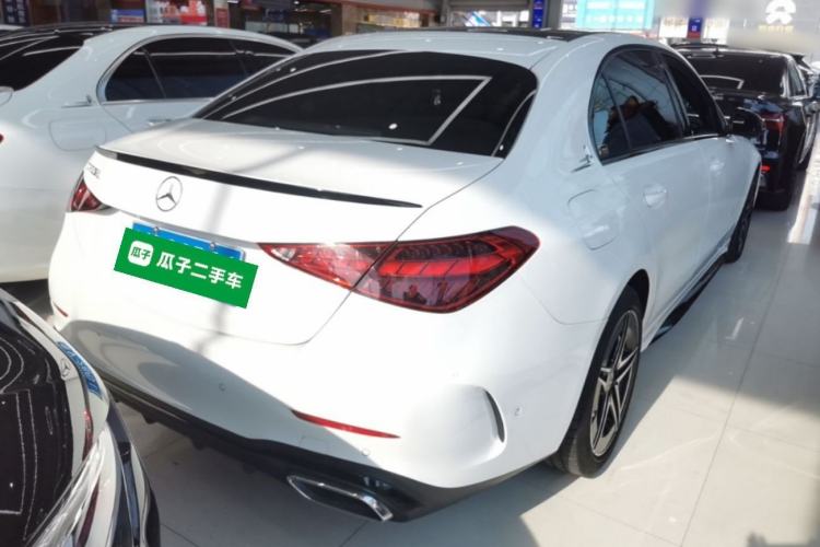 Used Mercedes-Benz C-Class 2023 Restyled C 260 L Night Edition Sports Version Rear Right 45 Deg