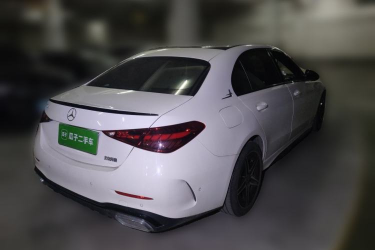 Used Mercedes-Benz C-Class 2023 Second Facelift C 260 L Starry Night Sports Edition Rear Right 45 Deg