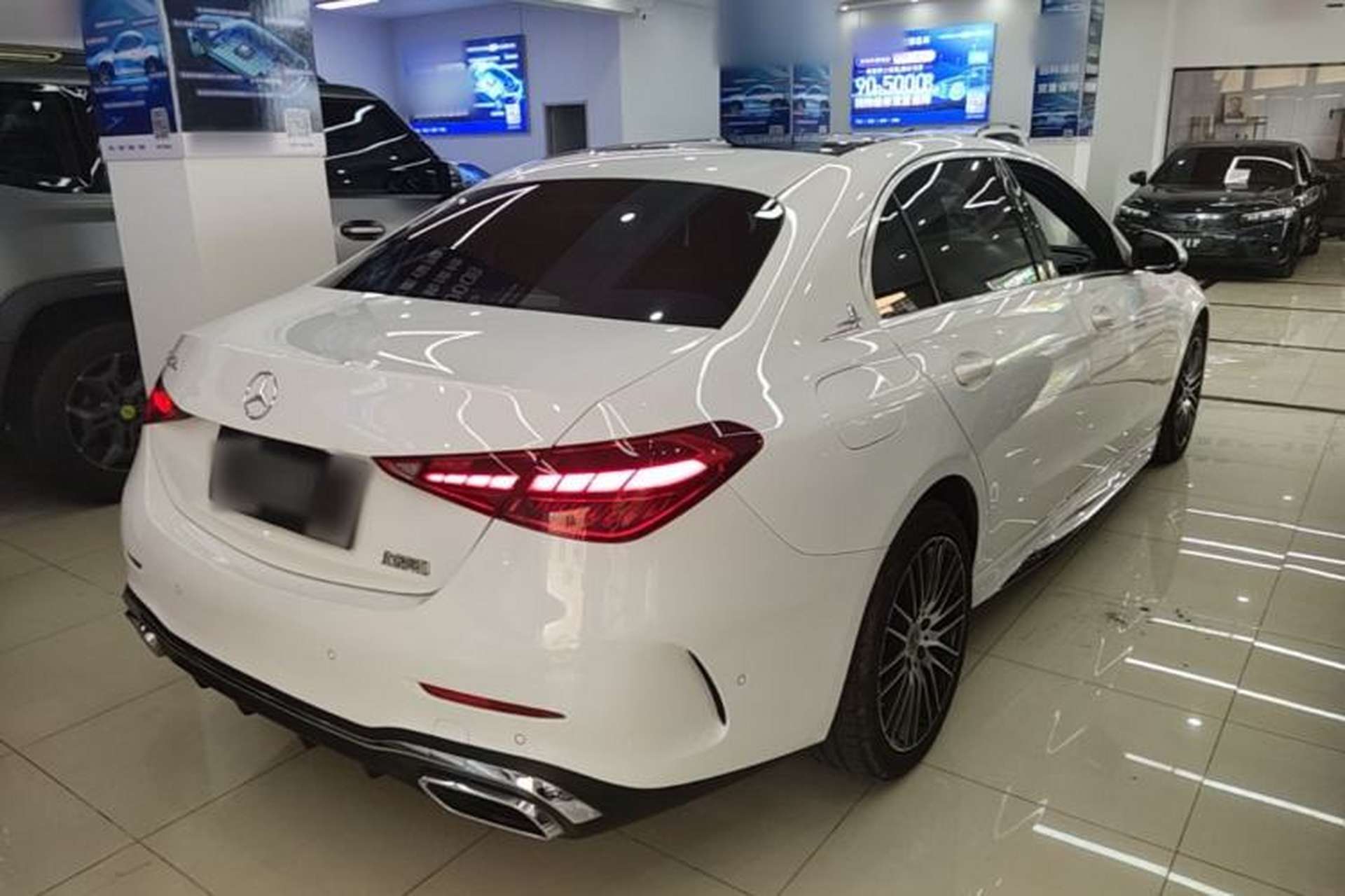 Used Mercedes-Benz C-Class 2023 Second Facelift C 260 L Sport Edition Rear Right 45 Deg
