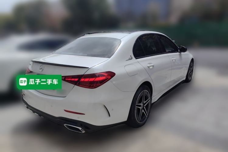 Used Mercedes-Benz C-Class 2023 C 260 L Bright Night Sports Edition Rear Right 45 Deg