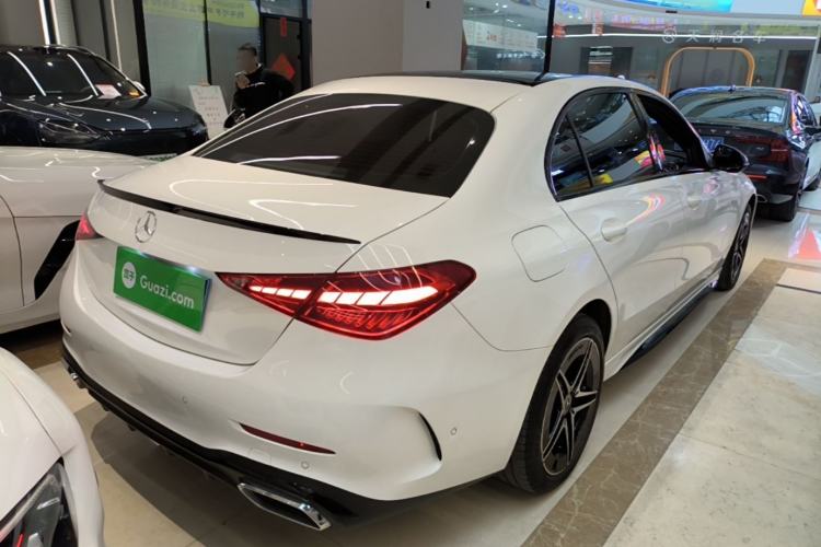 Used Mercedes-Benz C-Class 2023 Second Facelift C 260 L Starry Night Sports Edition Rear Right 45 Deg