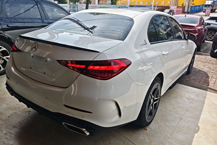 Used Mercedes-Benz C-Class 2023 C 260 L Bright Night Sports Edition Rear Right 45 Deg