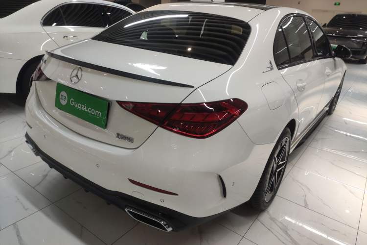 Used Mercedes-Benz C-Class 2023 C 260 L Bright Night Sports Edition Rear Right 45 Deg