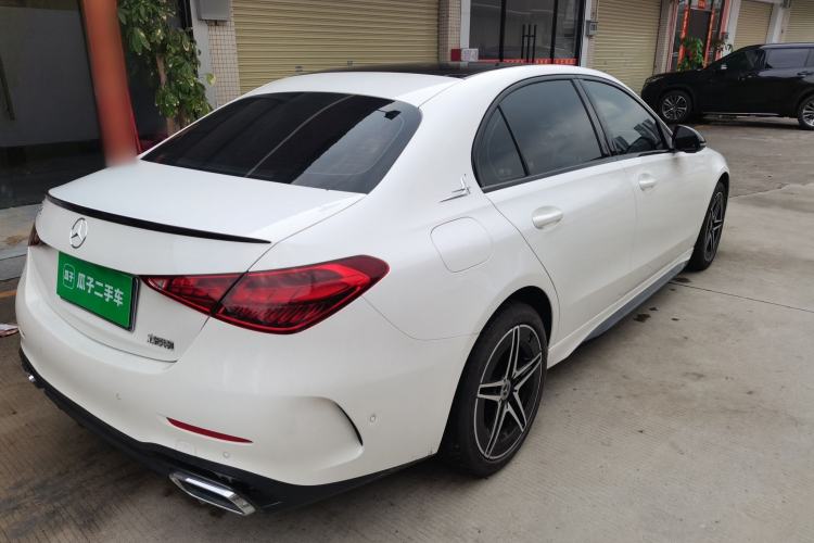 Used Mercedes-Benz C-Class 2023 Second Facelift C 260 L Starry Night Sports Edition Rear Right 45 Deg
