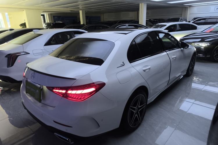 Used Mercedes-Benz C-Class 2023 Restyled C 260 L Night Edition Sports Version Rear Right 45 Deg
